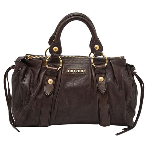 miu miu brown bag|miu miu bag vintage.